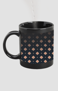 Designer Printed Magic Mug - Black