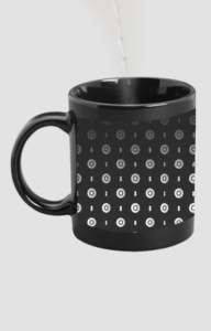 Designer Printed Magic Mug - Black
