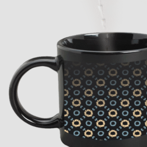 Designer Printed Magic Mug - Black