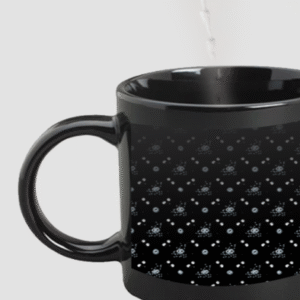 Designer Printed Magic Mug - Black