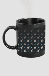 Designer Printed Magic Mug - Black