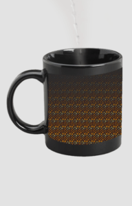 Designer Printed Magic Mug - Black