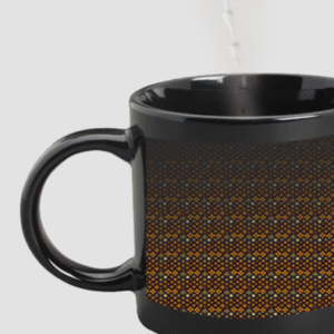 Designer Printed Magic Mug - Black