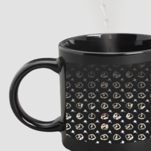 Designer Printed Magic Mug - Black