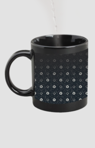 Designer Printed Magic Mug - Black