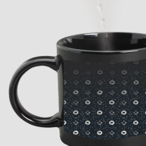 Designer Printed Magic Mug - Black