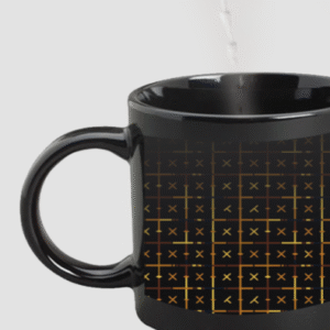 Designer Printed Magic Mug - Black