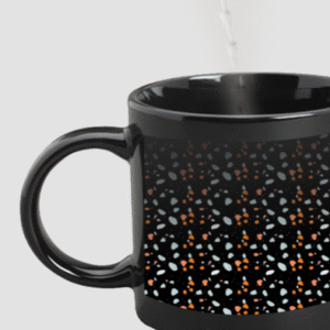 Designer Printed Magic Mug - Black