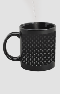 Designer Printed Magic Mug - Black