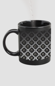 Designer Printed Magic Mug - Black