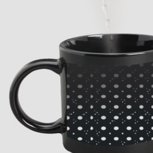 Designer Printed Magic Mug - Black