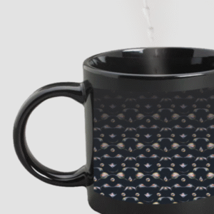 Designer Printed Magic Mug - Black