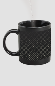 Designer Printed Magic Mug - Black