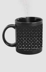 Designer Printed Magic Mug - Black