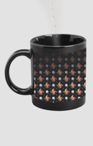 Designer Printed Magic Mug - Black