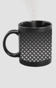 Designer Printed Magic Mug - Black