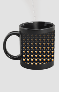 Designer Printed Magic Mug - Black
