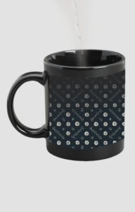 Designer Printed Magic Mug - Black