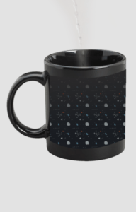 Designer Printed Magic Mug - Black