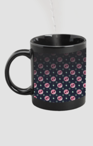 Designer Printed Magic Mug - Black