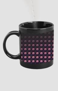 Designer Printed Magic Mug - Black