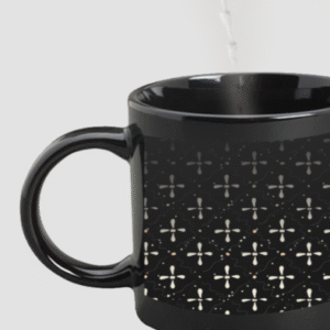Designer Printed Magic Mug - Black