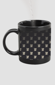 Designer Printed Magic Mug - Black