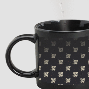 Designer Printed Magic Mug - Black