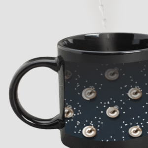Designer Printed Magic Mug - Black