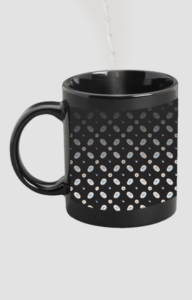 Designer Printed Magic Mug - Black