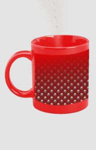 Designer Printed Magic Mug - Red