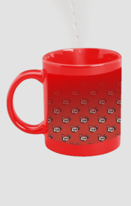 Designer Printed Magic Mug - Red