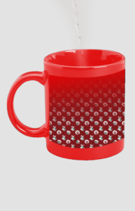 Designer Printed Magic Mug - Red