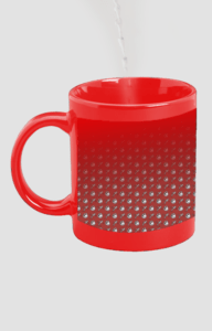 Designer Printed Magic Mug - Red