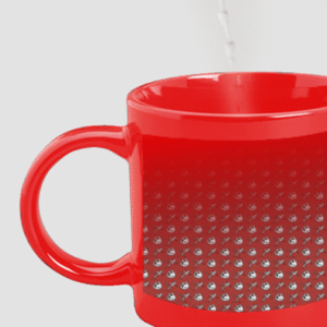 Designer Printed Magic Mug - Red