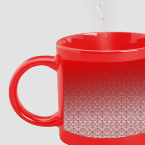 Designer Printed Magic Mug - Red