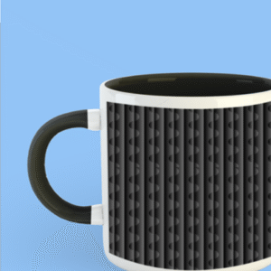 Premium Printed Color Coffee Mug - Black