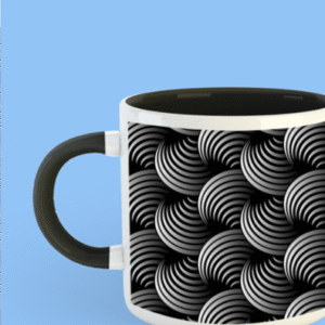 Premium Printed Color Coffee Mug - Black