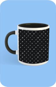 Premium Printed Color Coffee Mug - Black