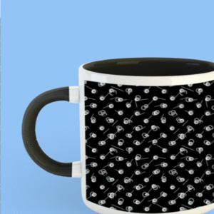 Premium Printed Color Coffee Mug - Black