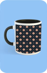 Premium Printed Color Coffee Mug - Black