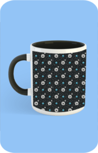 Premium Printed Color Coffee Mug - Black