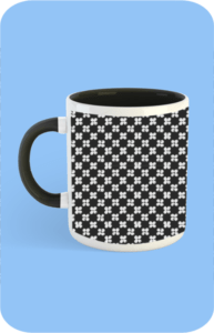 Premium Printed Color Coffee Mug - Black