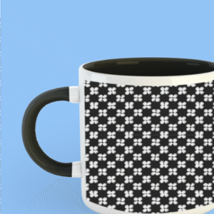Premium Printed Color Coffee Mug - Black