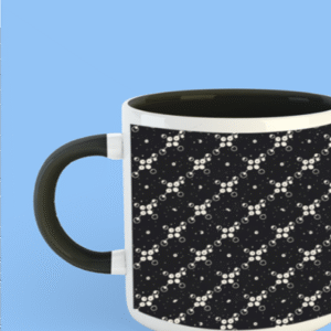 Premium Printed Color Coffee Mug - Black