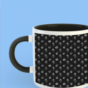 Premium Printed Color Coffee Mug - Black