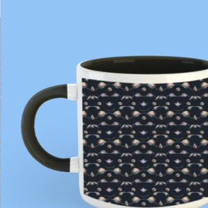 Premium Printed Color Coffee Mug - Black