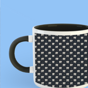 Premium Printed Color Coffee Mug - Black