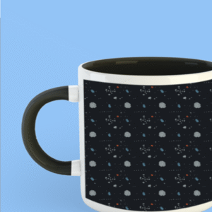 Premium Printed Color Coffee Mug - Black