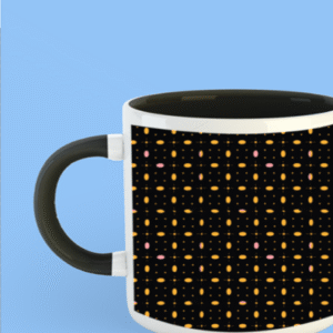Premium Printed Color Coffee Mug - Black